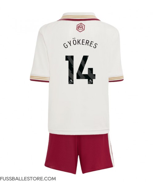 Günstige Arsenal Viktor Gyokeres #14 3rd trikot Kinder 2025-26 Kurzarm (+ Kurze Hosen) Günstige Arsenal Viktor Gyokeres #14 3rd trikot Kinder 2025-26 Kurzarm (+ Kurze Hosen)